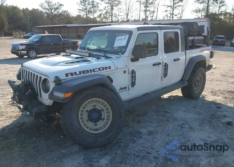 2020 Jeep Gladiator Rubicon 4X4 z USA, uszkodzony, nr VIN 1C6JJTBG7LL162909